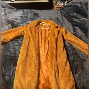 Angashion Women's Fuzzy Coat